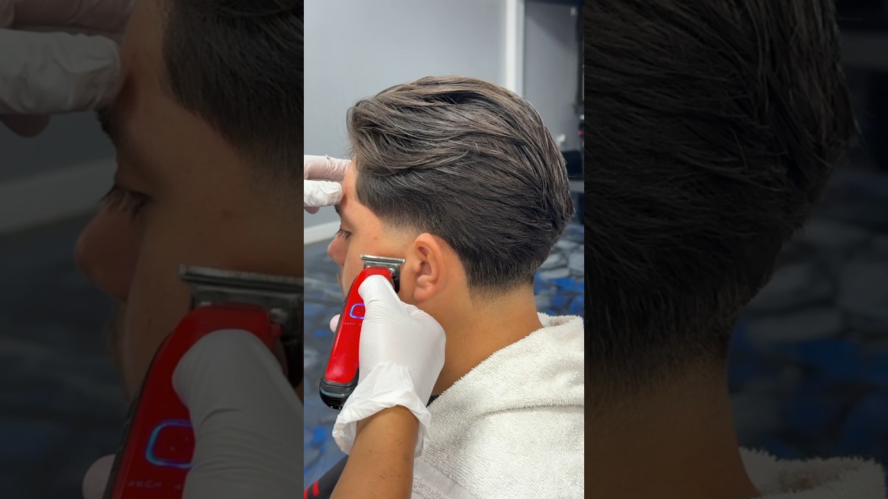 Mid Taper Haircut Slick Back Hairstyle Corte De Pelo Para Hombre Supreme Trimmer
