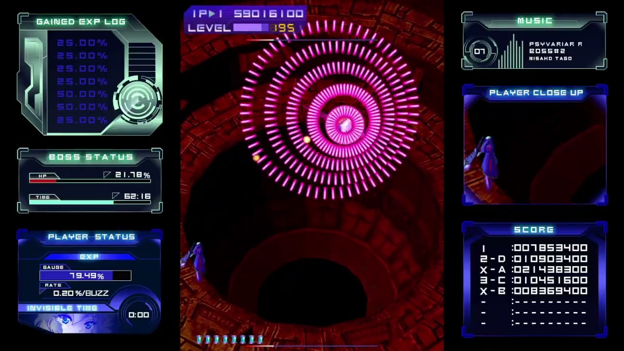 Psyvariar Revision (PC) - 1CC - 136m - Axion-R