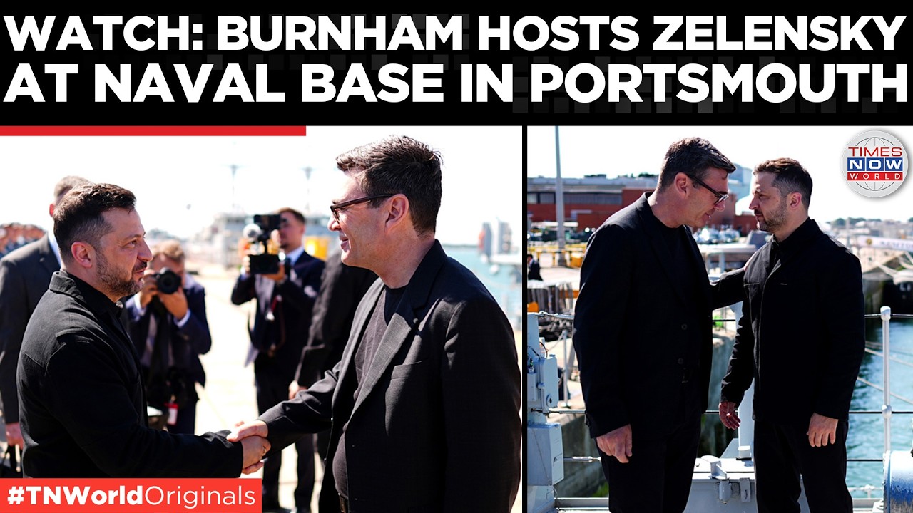 WATCH: New UK PM Burnham Meets Zelensky at Portsmouth Naval Base | Times Now World