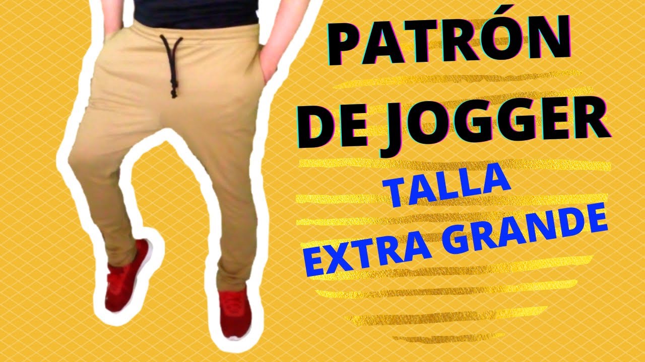 PATRÓN DE JOGGER TALLA EXTRA GRANDE DYI