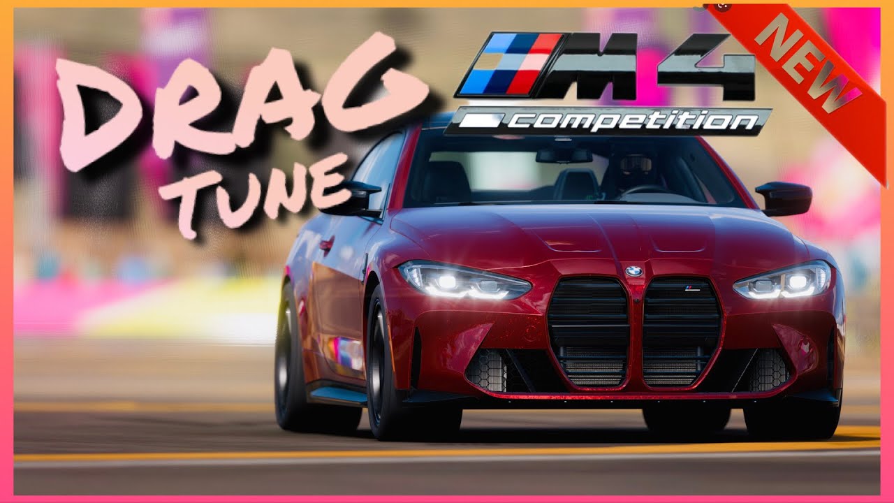 BMW M4 2021COMPETITION [4K] (DRAG TUNE+Acceleration+Top speed) #bmw #bmwm4 #forzahorizo5