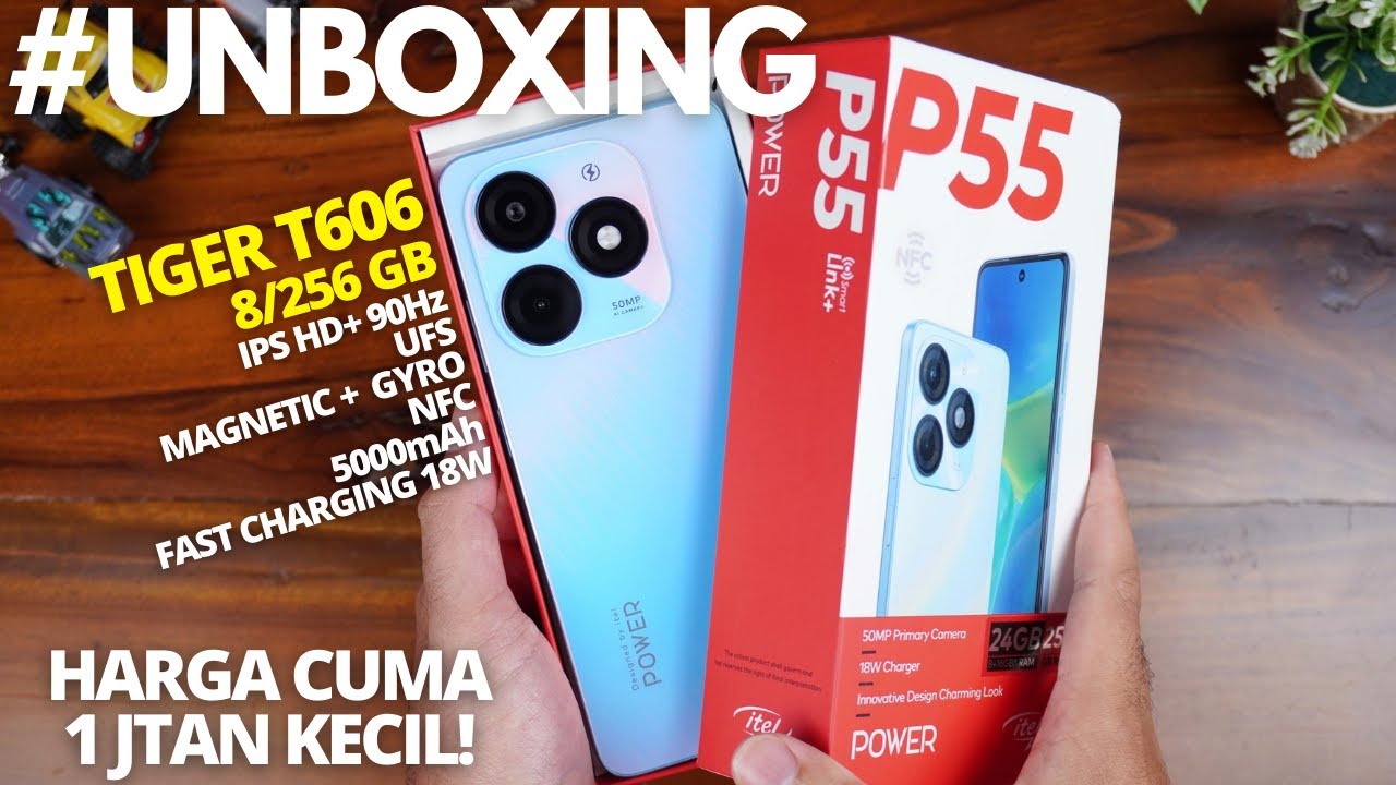KEJUTAN AWAL TAHUN! 😱 UNBOXING Itel P55 NFC Indonesia, ITEL Langsung NGEGASS! 🔥