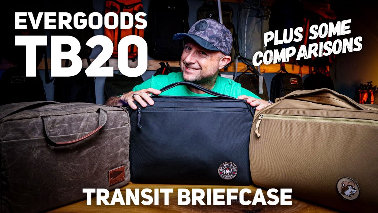 Портфель EVERGOODS Transit 20 л // Pilot Packed! + по сравнению с TD35, CTB20 и сумкой через плеч...