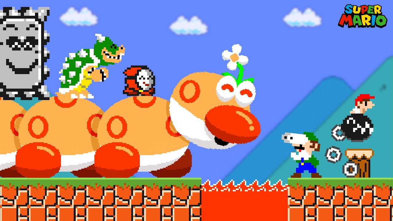 Super Mario Bros., But When Enemies Felt Sweet for Tiny Mario