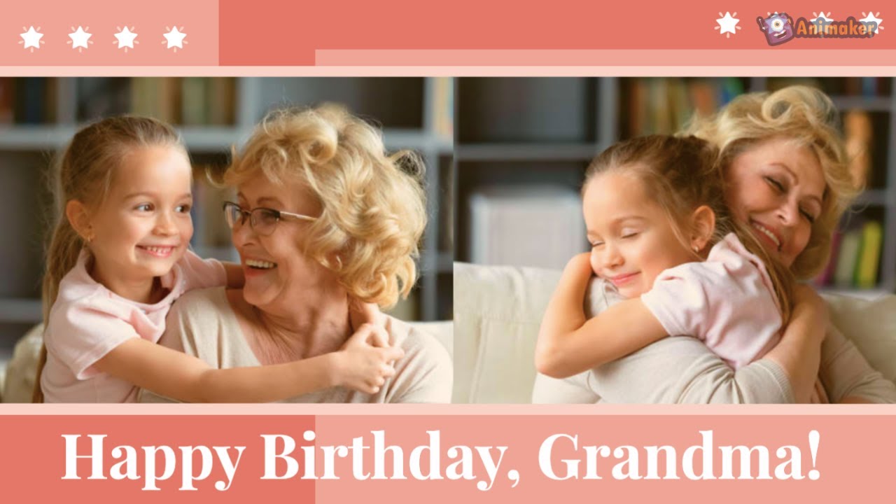 Birthday Wishes For Grandma | Video Template