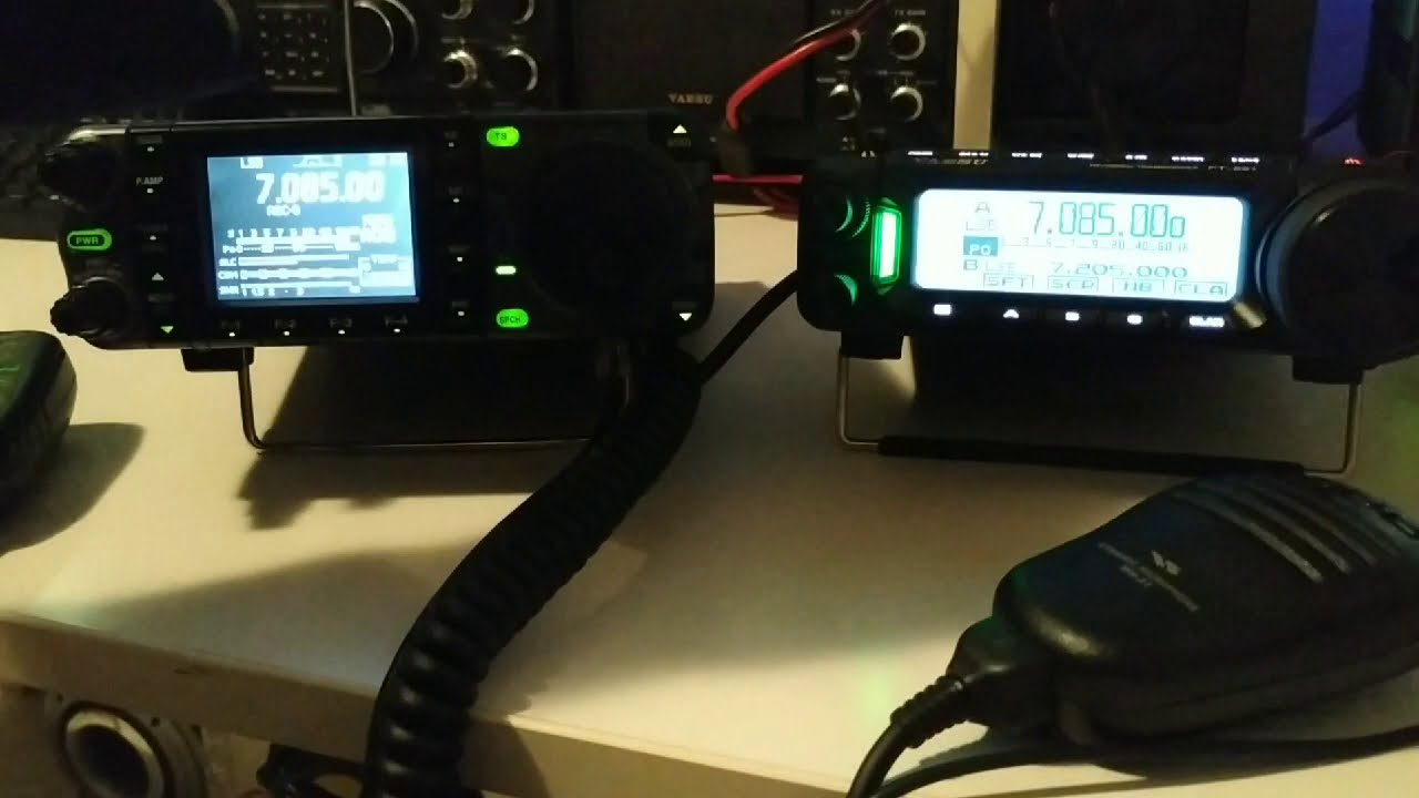Comparando dos equipos moviles, IC-7000 VS FT-891