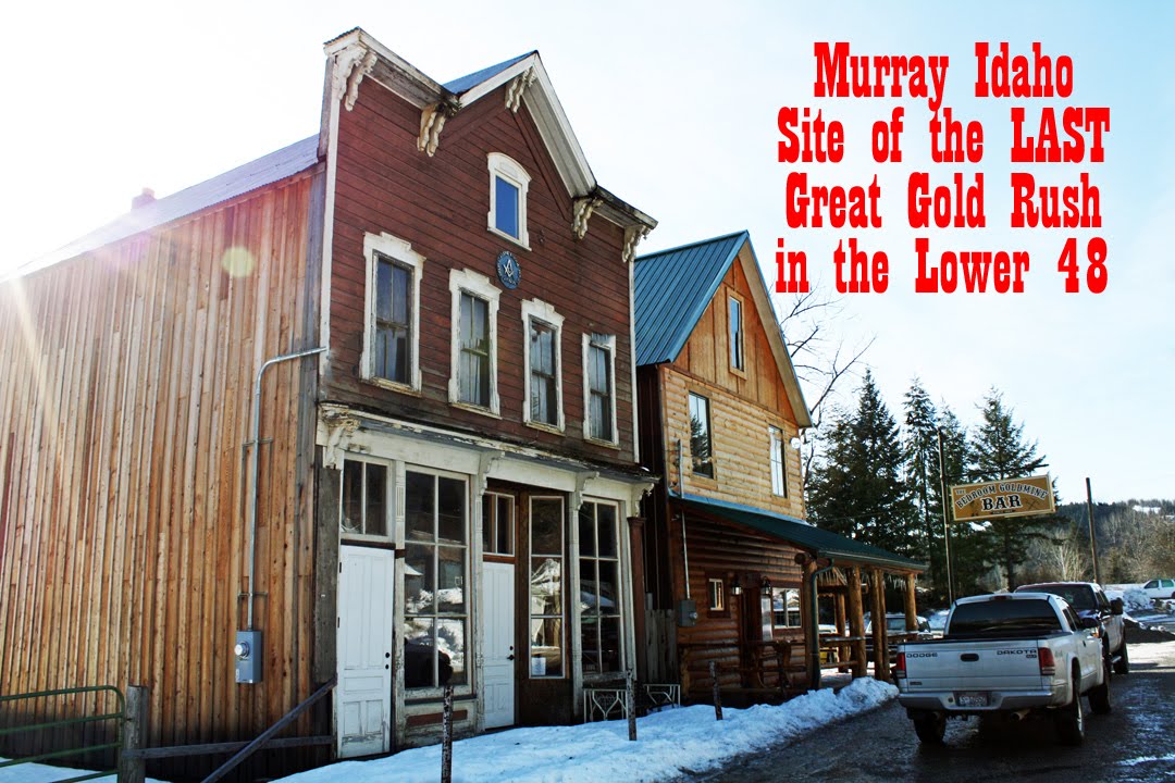 Murray Idaho an Old North Idaho Gold Town. Playing with Aerial Video