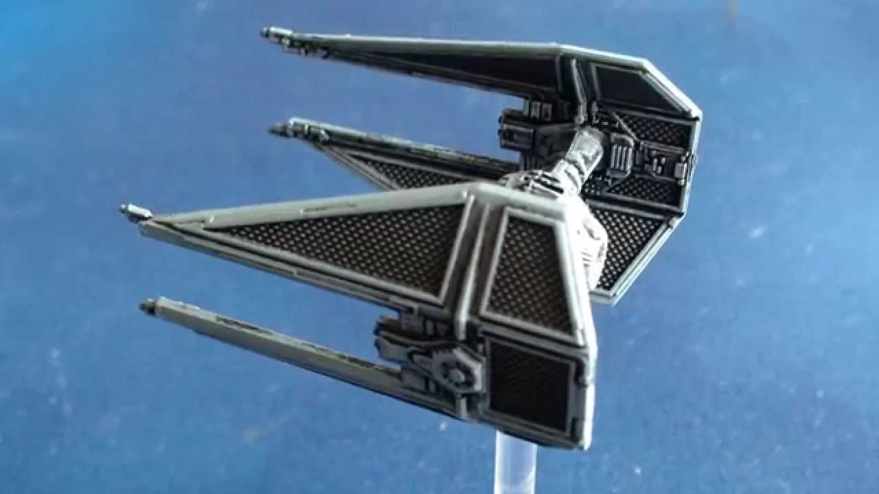 The Cardboard Dungeon: X-Wing Ship Review - TIE Interceptor