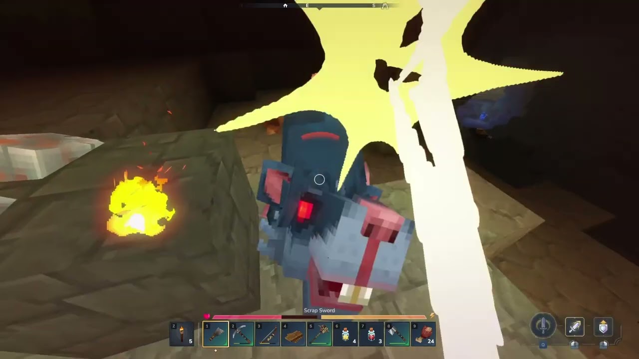 Hytale ep7 Exploring the mineshaft