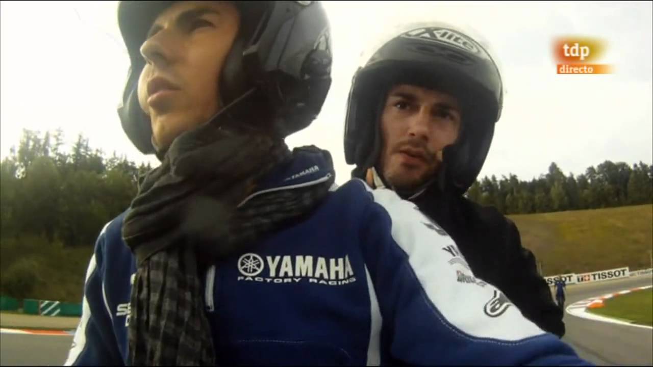 JORGE LORENZO ENTRENANDO A SU AMIGO RICKY CARDÚS HD