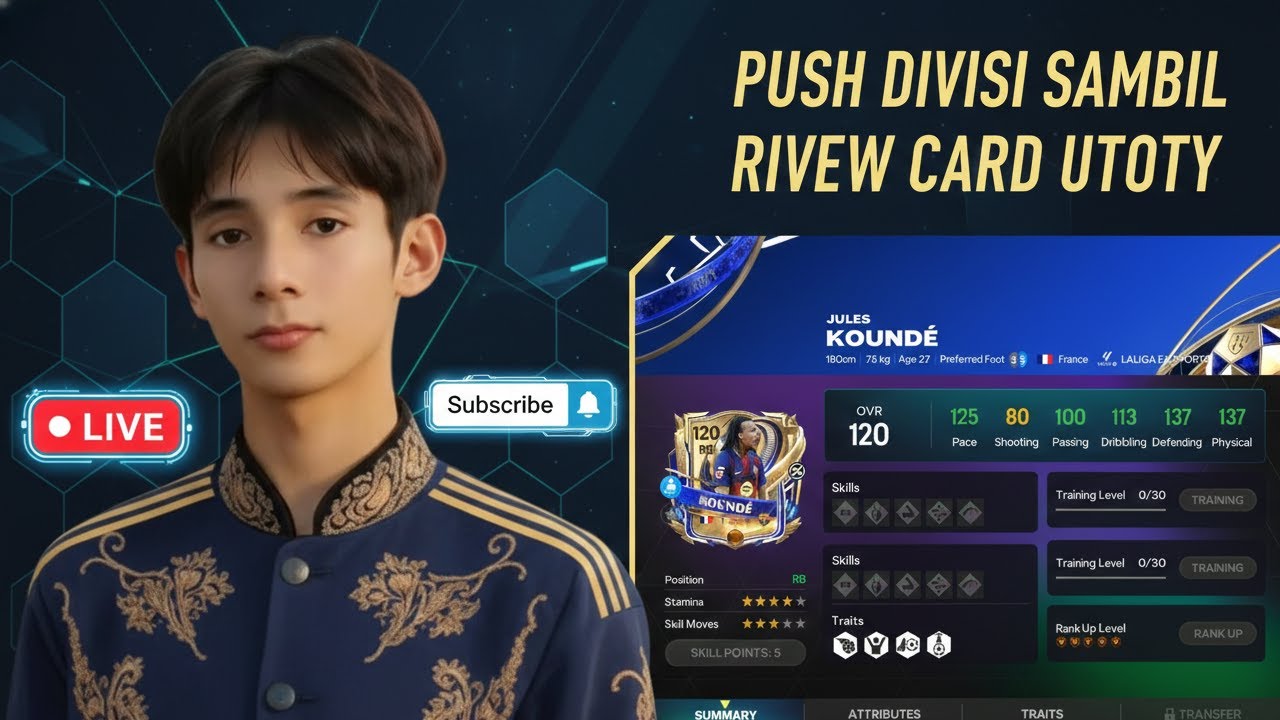 PUSH DIVISI PAKAI PEMAIN UTOTY!!
