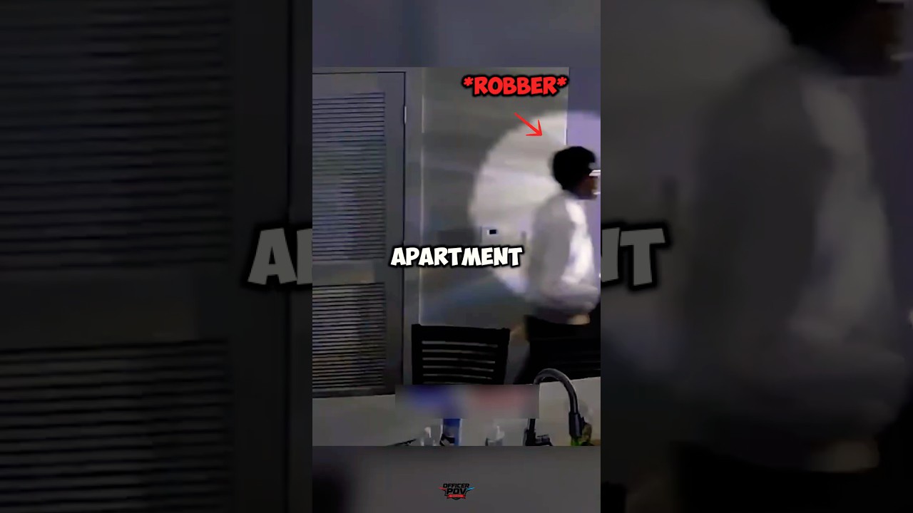 Guy gets caught robbing an apartment in 4k... 🫣
