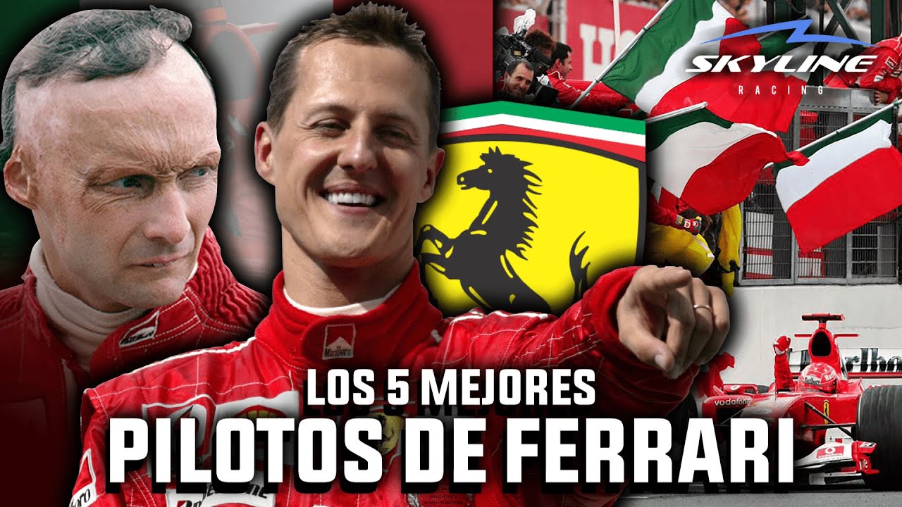 TOP 5 - MEJORES PILOTOS DE LA HISTORIA DE SCUDERIA FERRARI