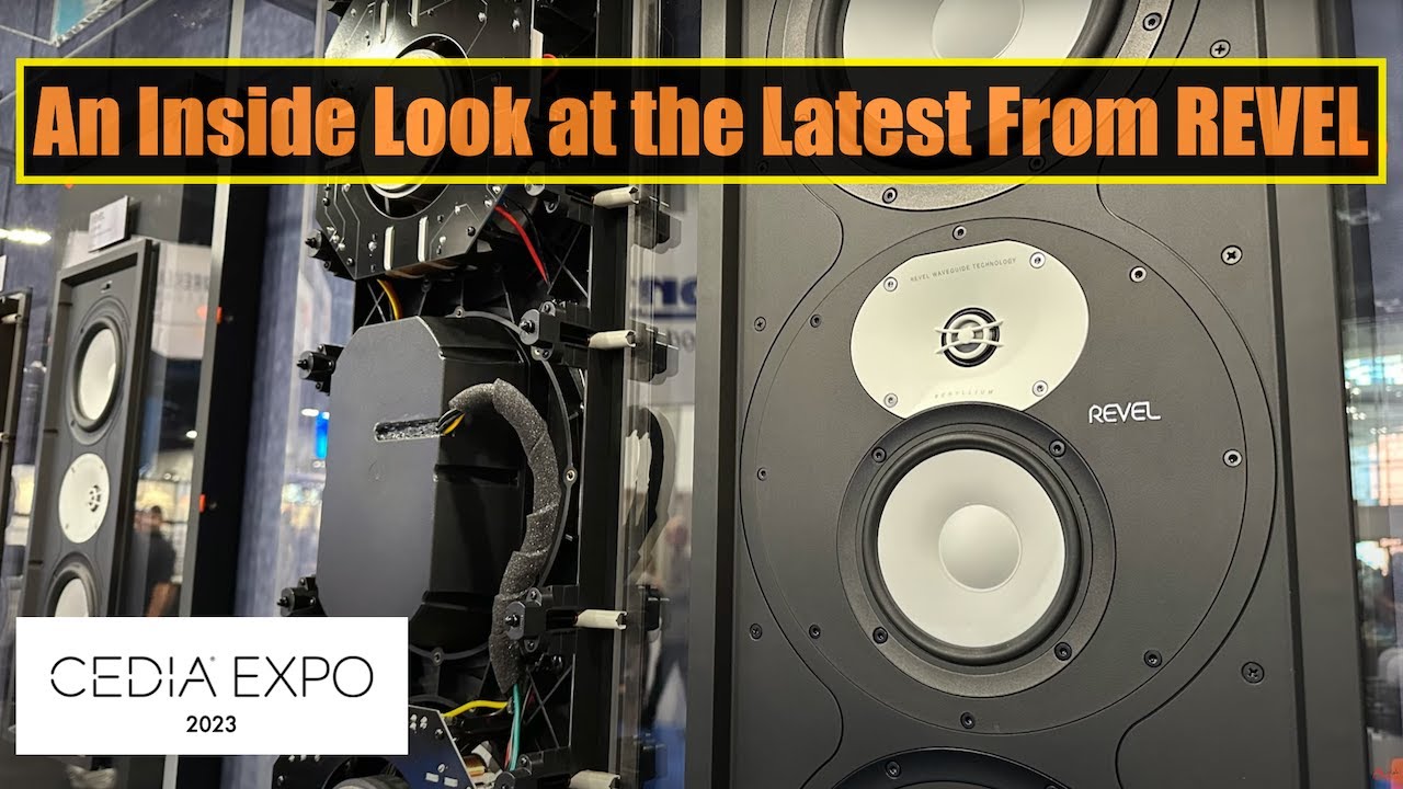 REVEL's New PerformaBe In-Walls are GORGEOUS... Check'm Out!  CEDIA 2023