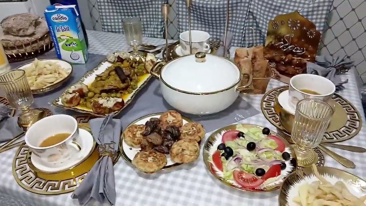 طاولتي بسييييطة ليوم 7من رمضان روتين في مطبخ غي بالقيل تعلمي نعدلي طاولاتك ياسيدتي هاني وصيتك 