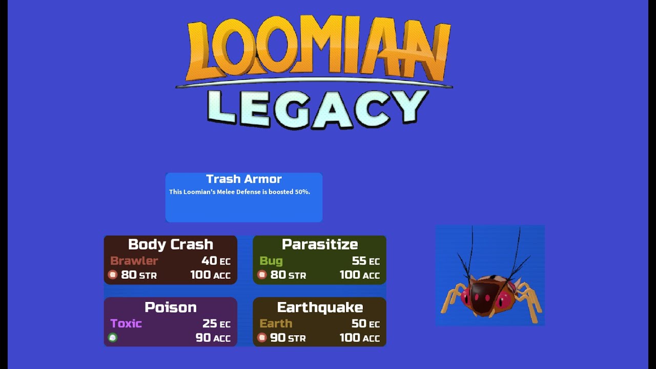 Burroach is Actually Good. Loomian Legacy PVP.