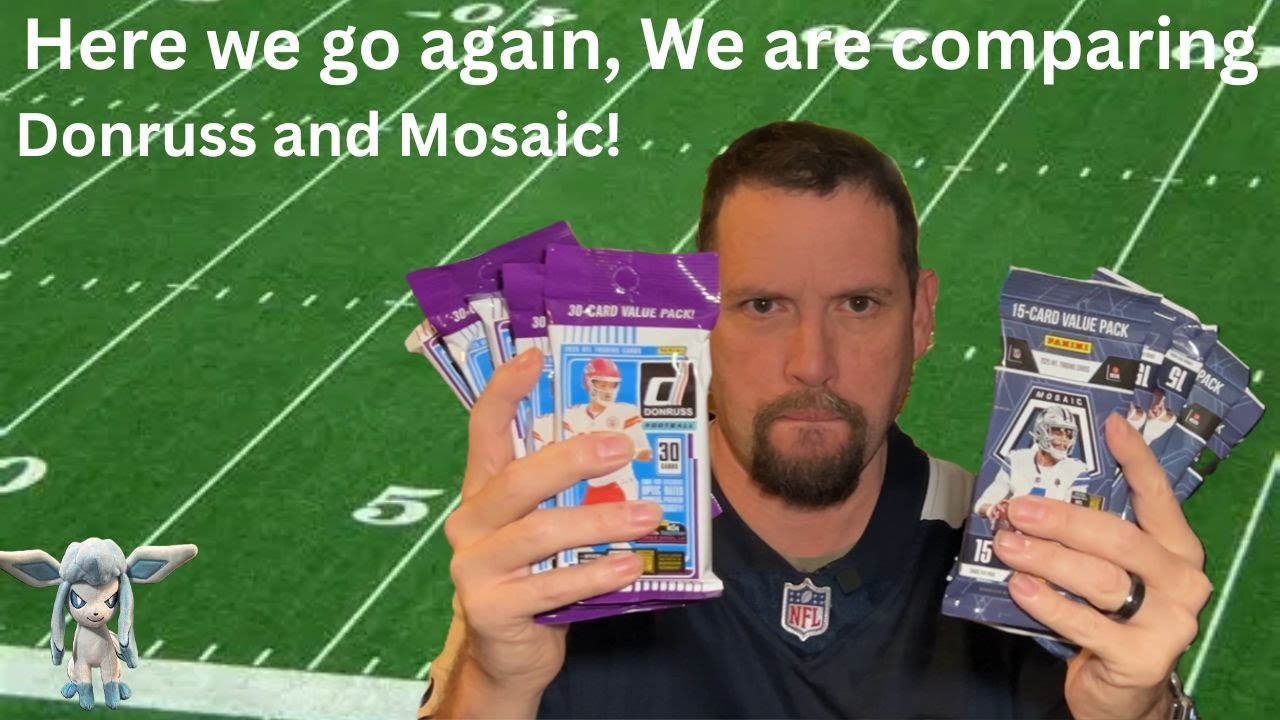 Which is has more bang for your buck?  Donruss Vs Mosaic!