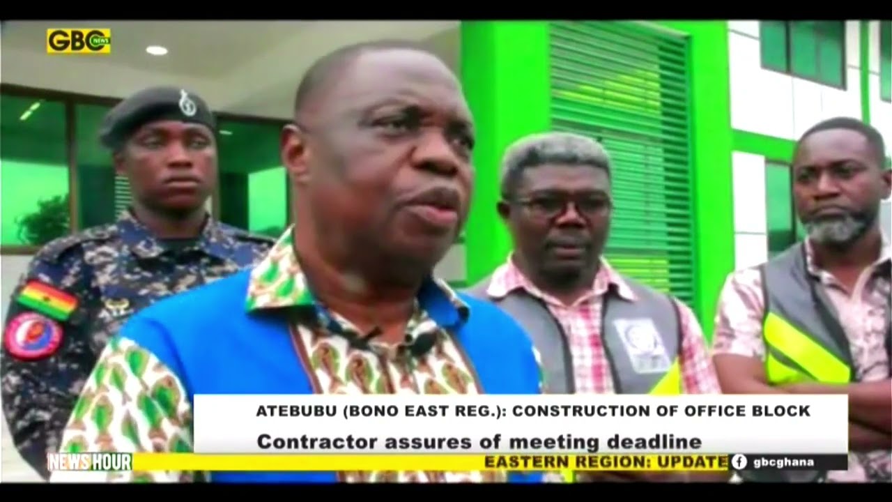 Atebubu Contruction of office block: Constractor assures of meeting deadline