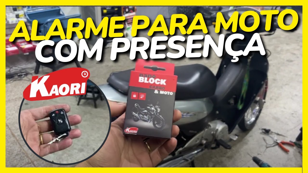 ALARME MOTO/CARRO NANO BLOCK KAORI - COMO FUNCIONA - INSTALAÇÃO - ALARME CUSTO BENEFICIO