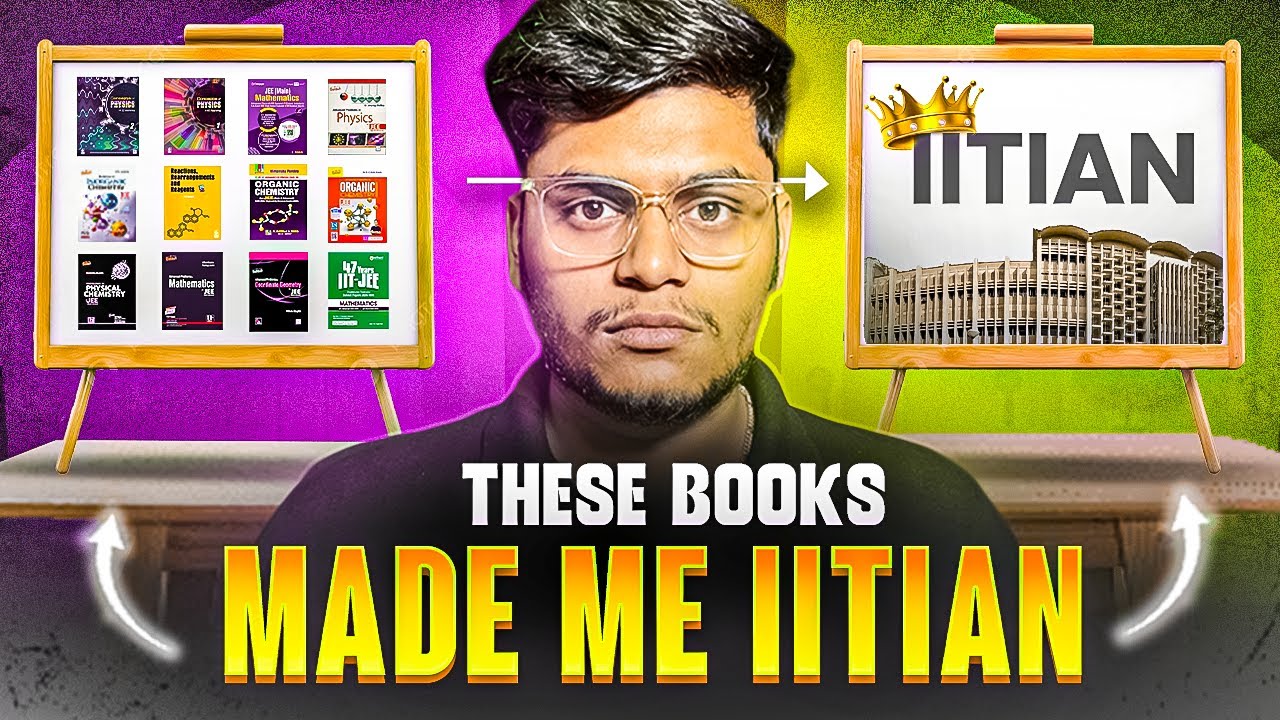 Get IIT Bombay with These 12 BOOKS🔥| Best Books For IIT JEE Preparation #iitjee