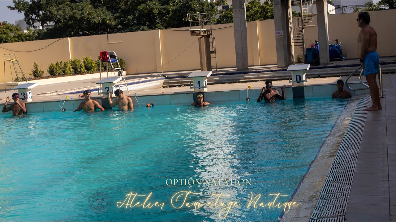 Atelier sauvetage nautique à la Piscine Olympique de Dakar