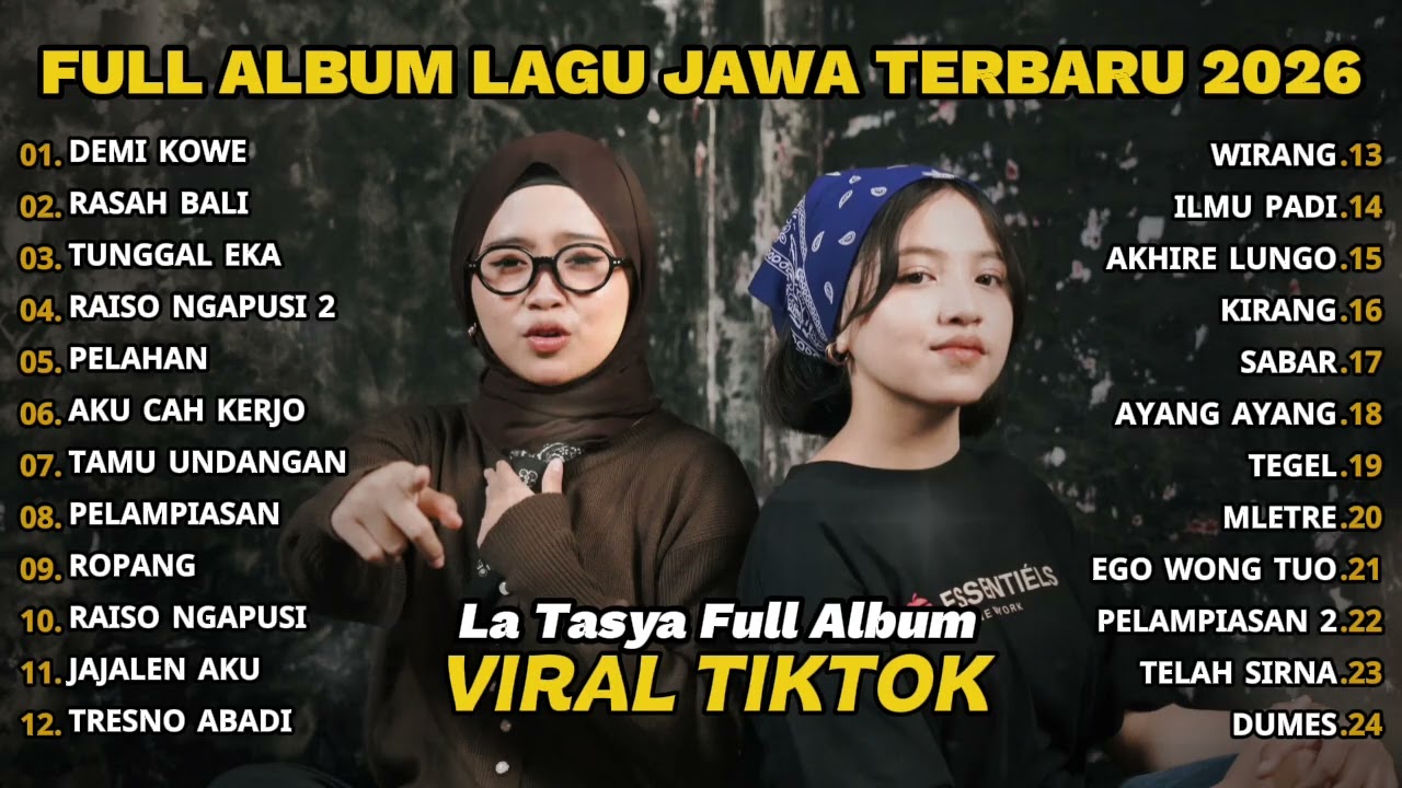 DEMI KOWE - LA TASYA FULL ALBUM - PLAYLIST LAGU JAWA TERPOPULER 2026