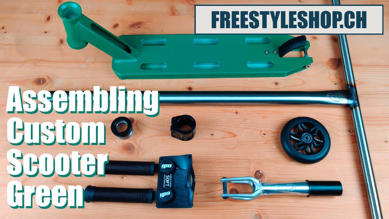 Custom Scooter Green - assembly
