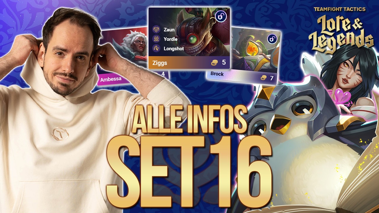 ALLE Infos und Gameplay zum NEUEN Set 16 | TFT Lore & Legends