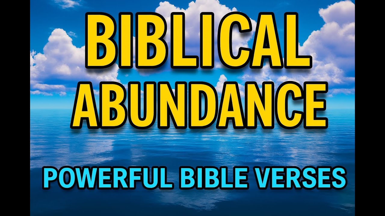 &ldquo;Powerful Bible Verses on Abundance, Wealth & Divine Provision #live