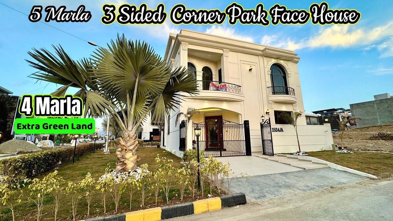 5 Marla 3 Sided Corner House near Park 😍 for Sale in B17 Islamabad | #dreamhome #b17islamabad #home