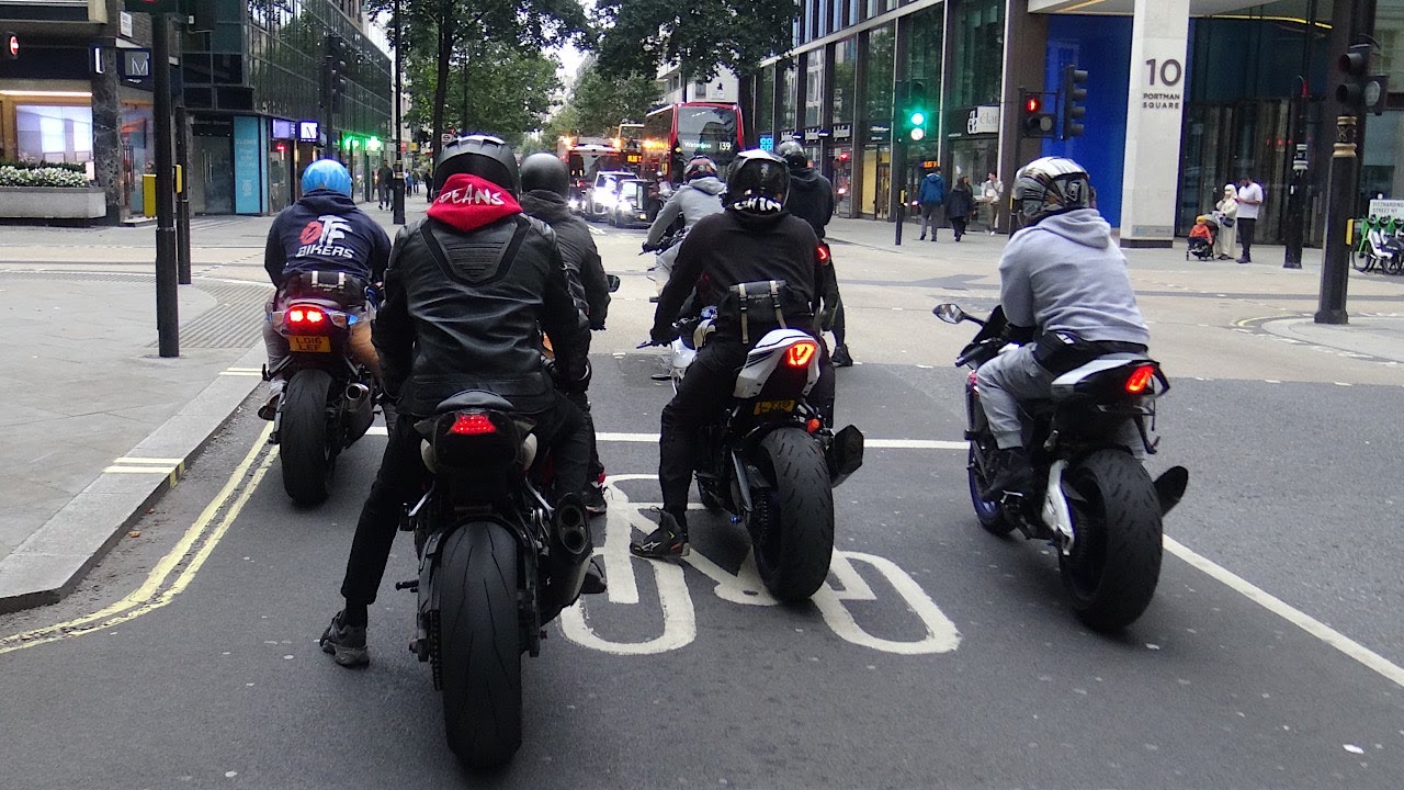 SUPERBIKES in London 2024.Yamaha,Honda,Kawasaki,Ducati