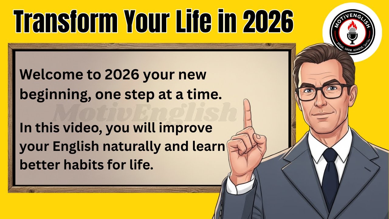 Transform Your Life in 2026 – One Step at a Time || Graded Reader || Improve Your English Fluency ✅
