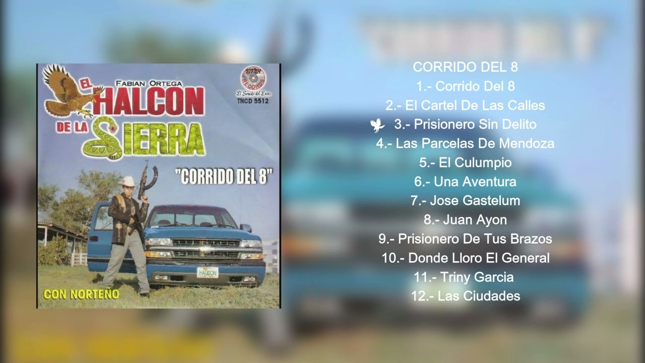 El Halcón De La Sierra -  El Corrido Del 8 (Álbum Completo)