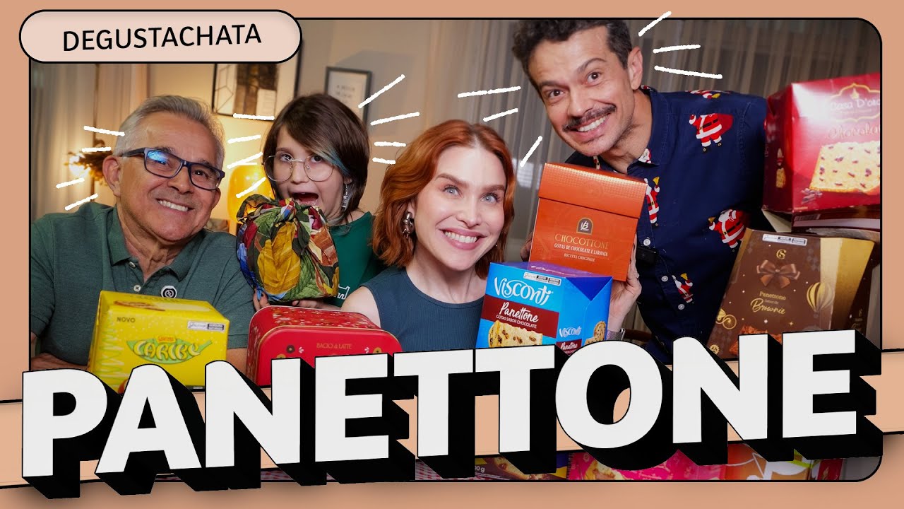 #DEGUSTACHATA DE PANETTONE: QUAL É O MELHOR em 2025?? | Lu Ferreira