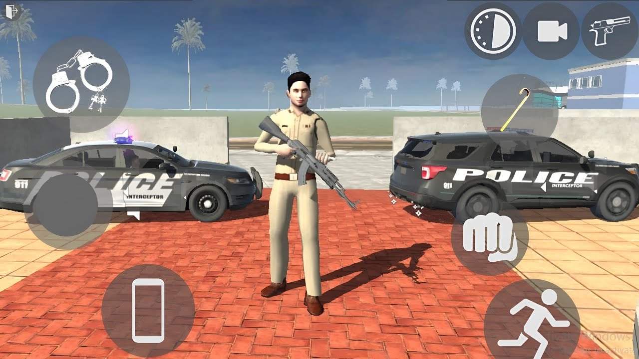 Frankin become PoliceMan In Indian Bike Driving 3d !! 