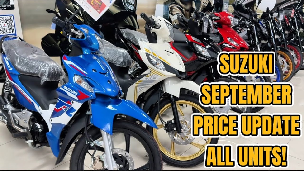Suzuki Motorcycle SEPTEMBER Price Update All Units! Langga Gail