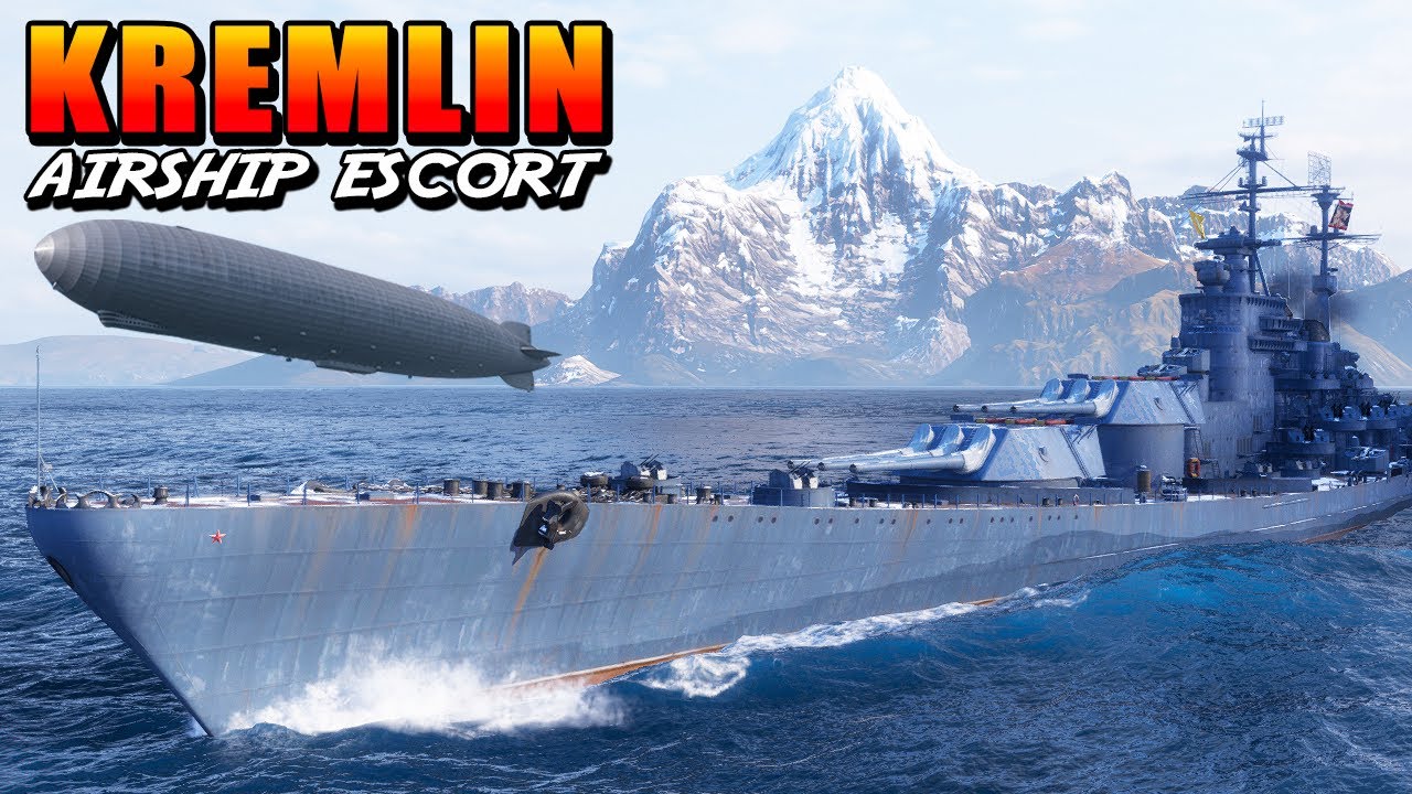Battleship Kremlin: Citadel fiesta in Airship Escort mode
