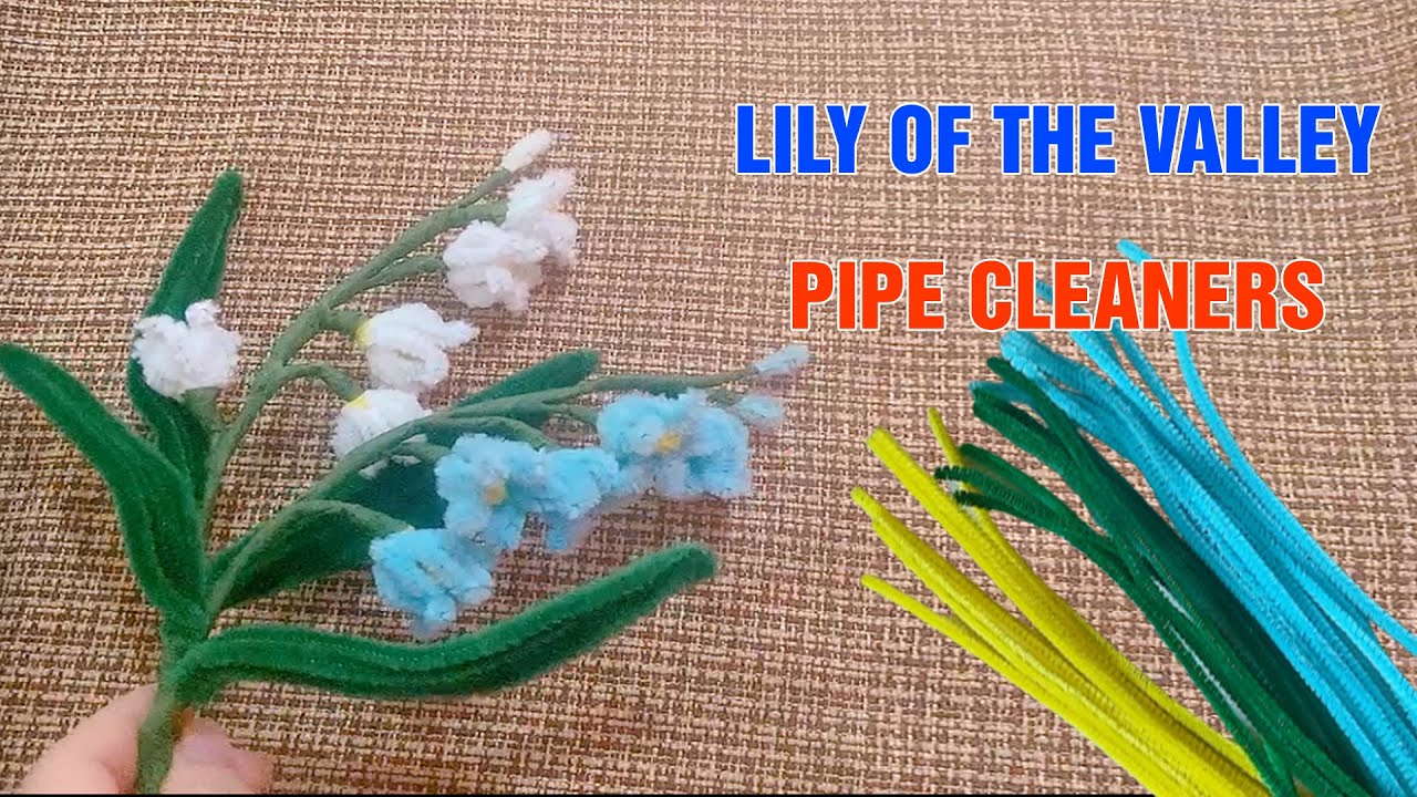 How To Make Lily of the Valley Pipe Cleaners Flower | Very Easy DIY Crafts | Pipe cleaner Crafts