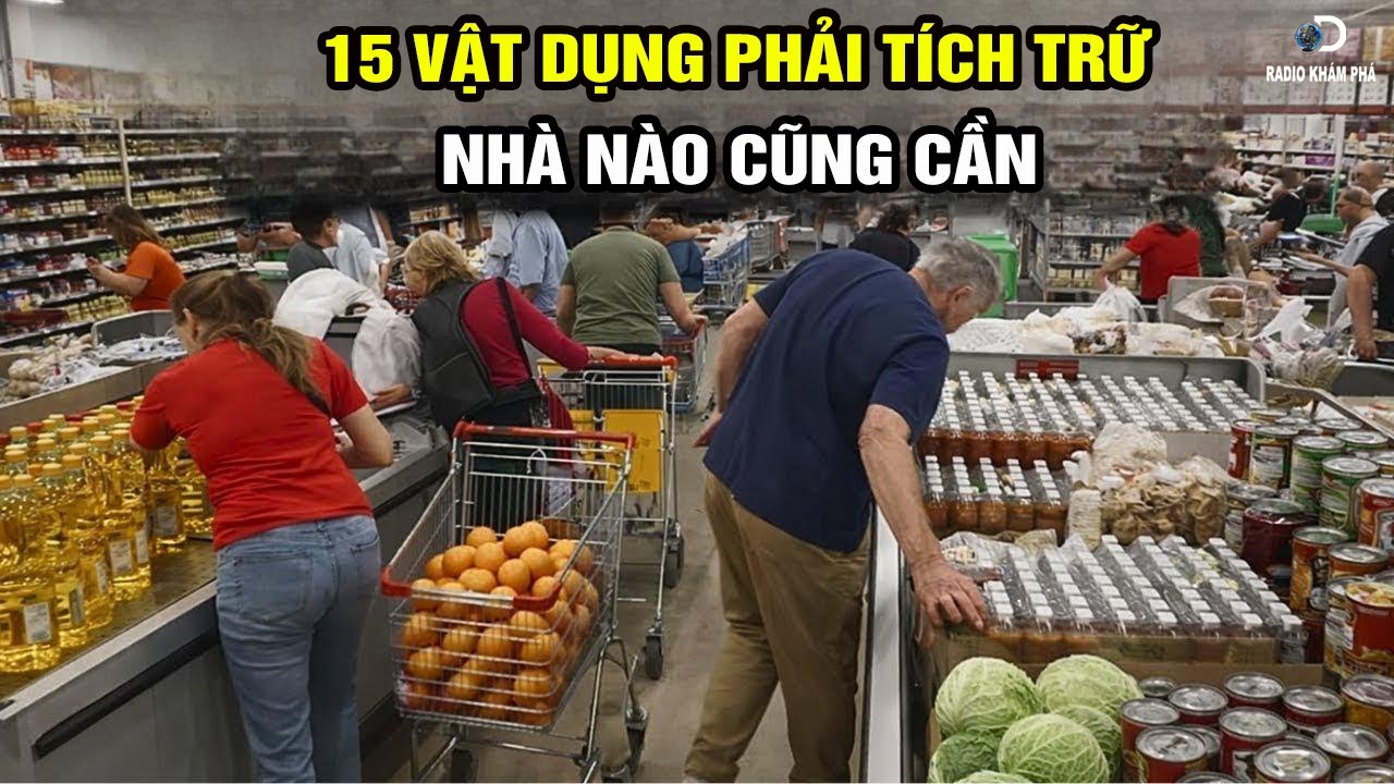 15 Vật Dụng Thiết Yếu Mọi Gia Đình Nên Tích Trữ – Sai 1 Món Có Thể Trả Giá Đắt