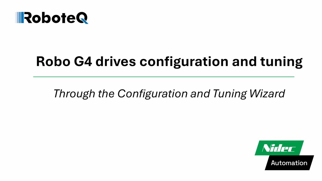 Motor Configuration and Tuning Wizard : Part 1 - Motor and Sensor Setup