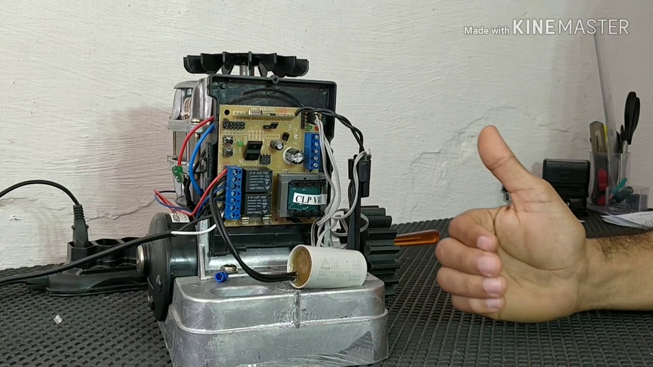 Configuração motor RCG: percurso, força e rampa