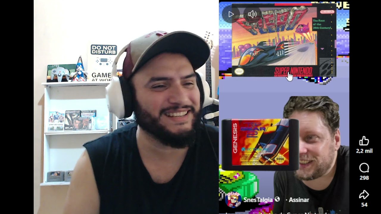 Jogos equivalentes SNES VS MEGA DRIVE - REACT ( Celso Do MEGÃO )