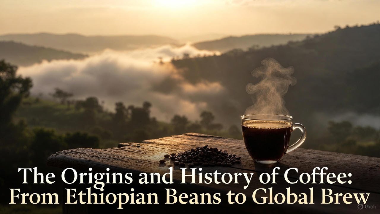 The Origins and History of Coffee: From Ethiopian Beans to Global Brew