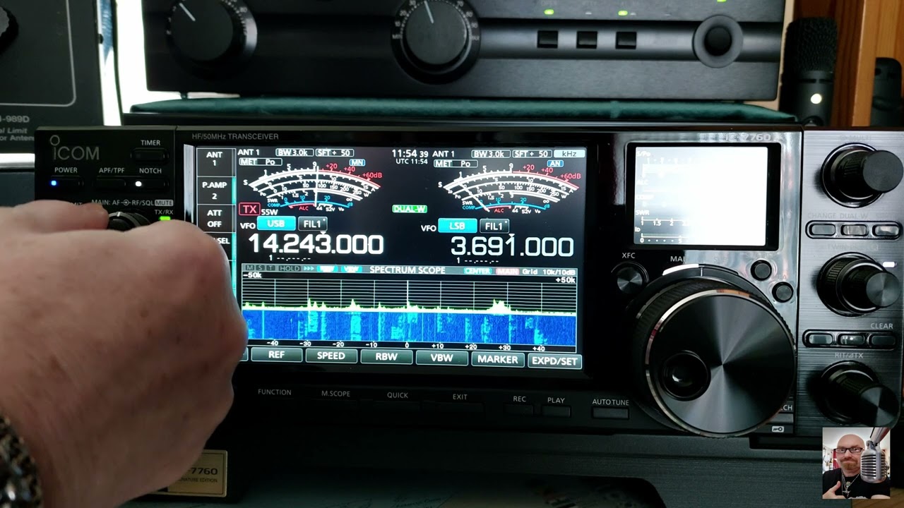 Aktiv with Icom IC 7760 SE