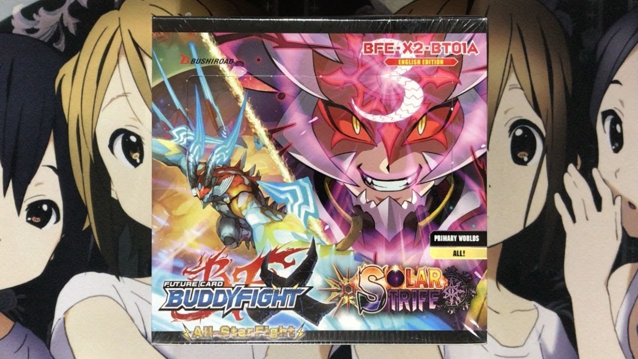Opening My Solar Strife Future Card Buddyfight Booster Box