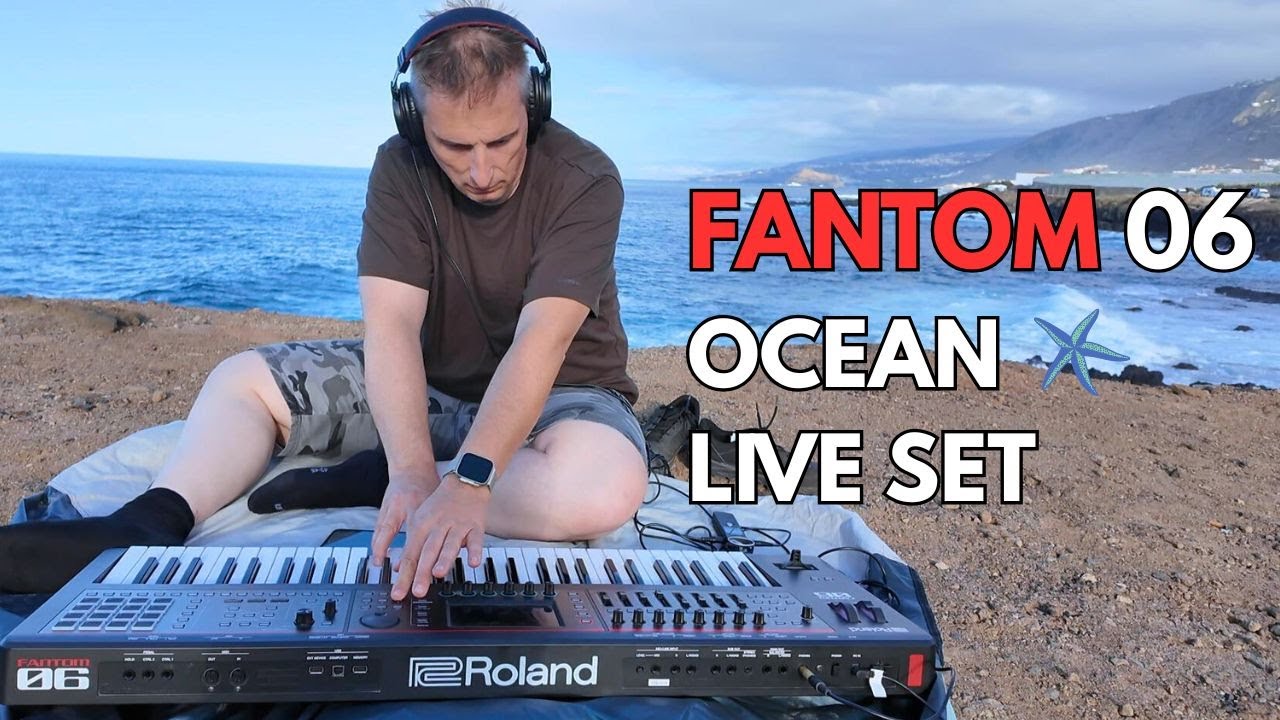 Fantom-06 Live Tech House | Performance lungo l’Oceano 🌊🎹