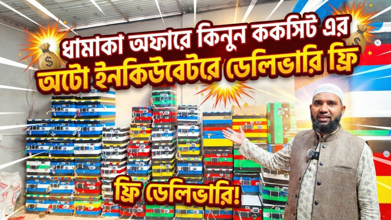 💥 ধামাকা অফারে ককসিট (Cockatiel) ইনকোভেটর | 🚚 ফ্রি ডেলিভারি | Afifa Incubator