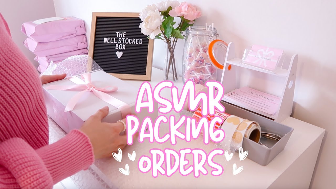 ASMR PACKING ORDERS | Real Time | No Music No Talking | Pack Orders / Work With Me | Small Business