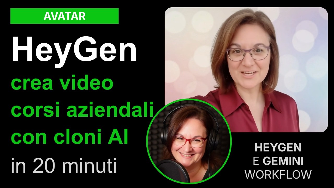 Ho clonato il responsabile HR con l'AI per i nostri corsi!