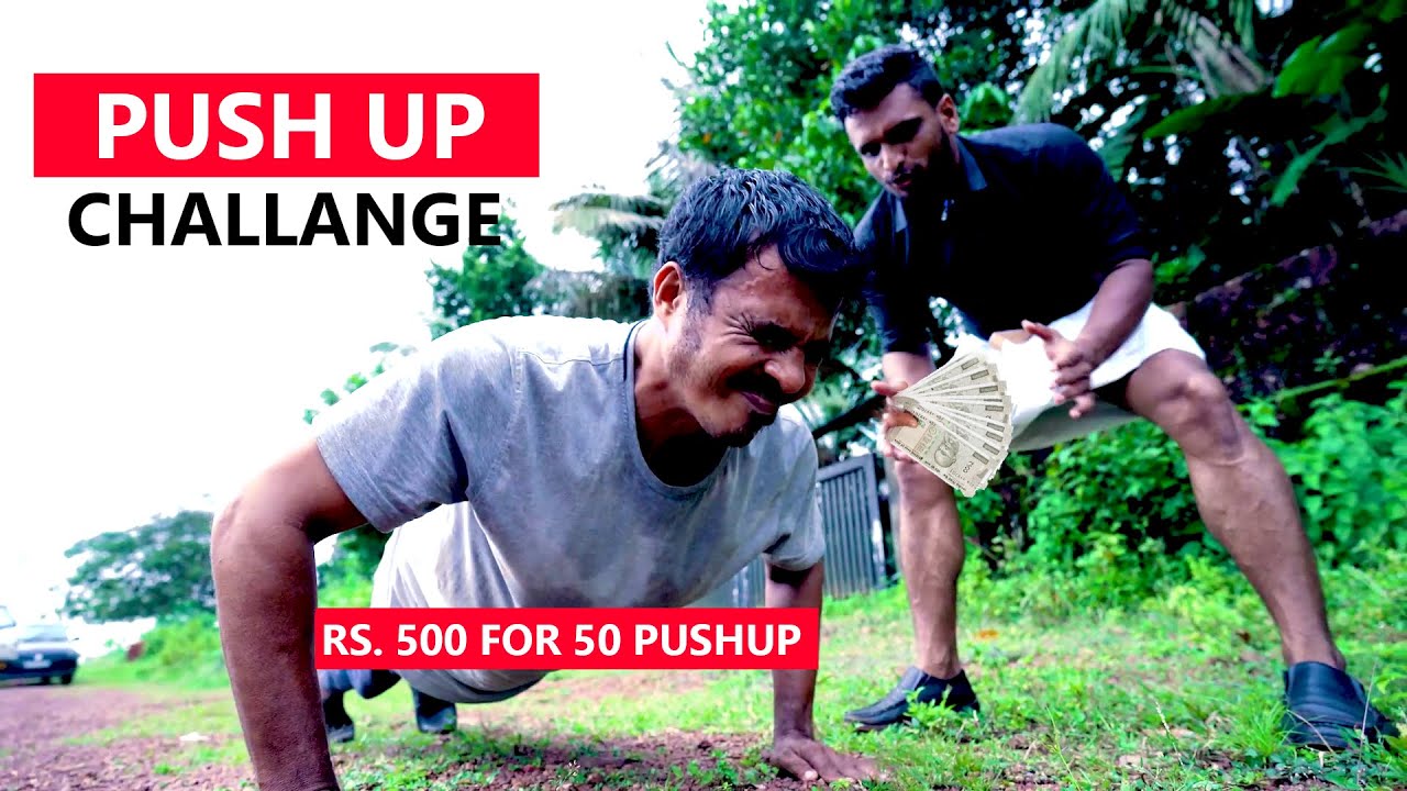 Push Up Challenge on public